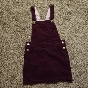 H&M plum jumper size 7 girls corduroy pockets